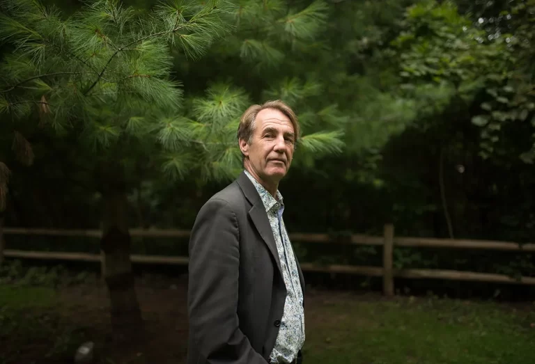 Fergus Hambleton pictured outside in front of trees