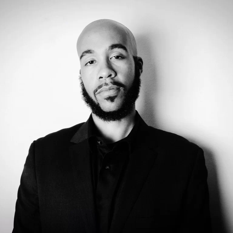 Black and white photo of Testament