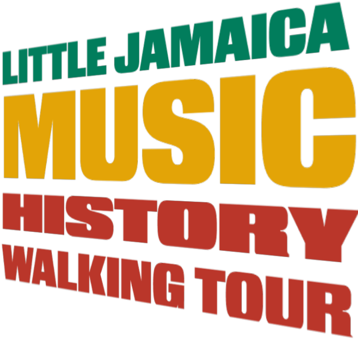 CBMA's Little Jamacia Music History Walking Tour text logo